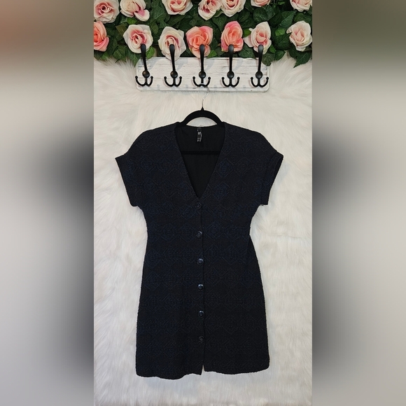 Zara TRF Collection Knit Lined Mini Sweater Dress - Picture 1 of 8